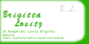 brigitta lositz business card